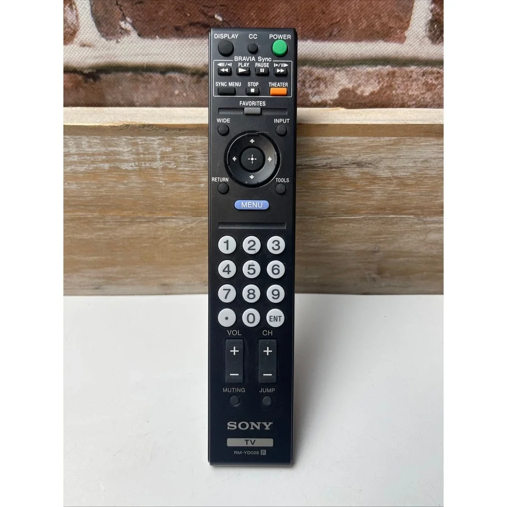 Sony TV Remote Control Bravia Sync RM-YD028 Black